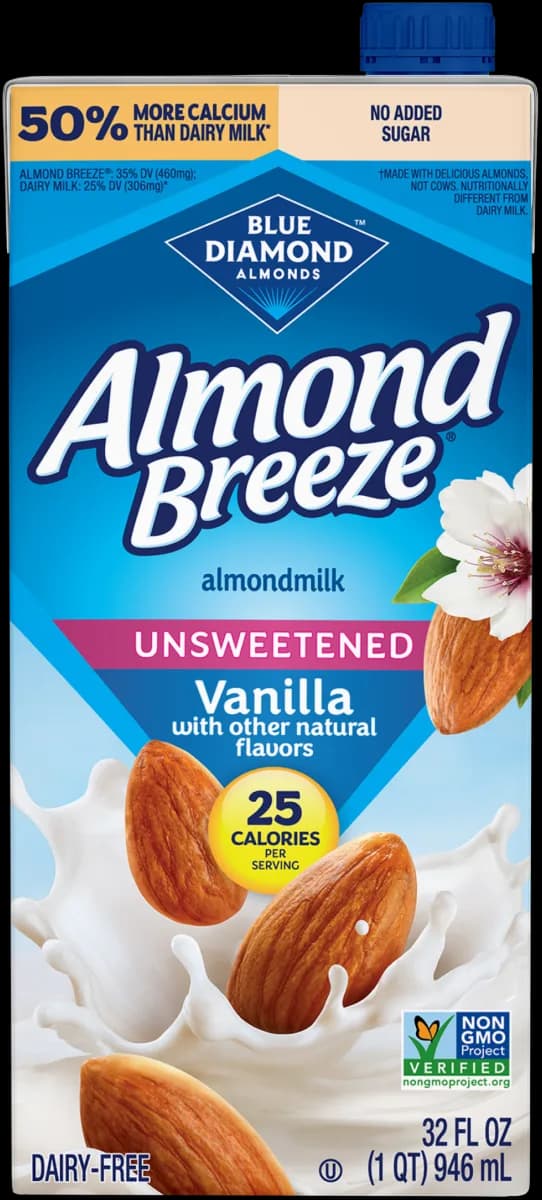 Shelf Stable Unsweetened Vanilla Almondmilk