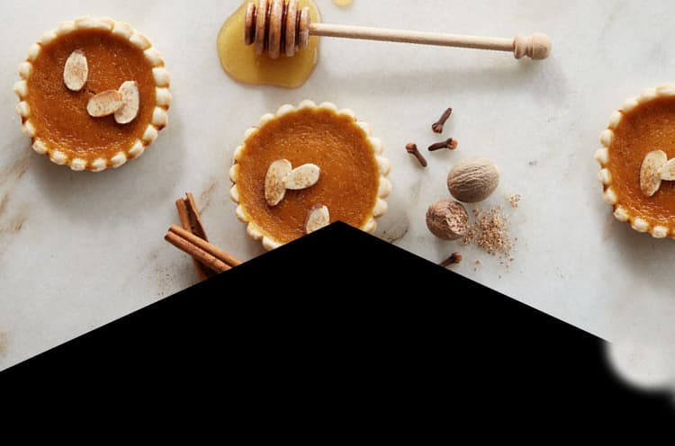 Mini pumpkin tarts